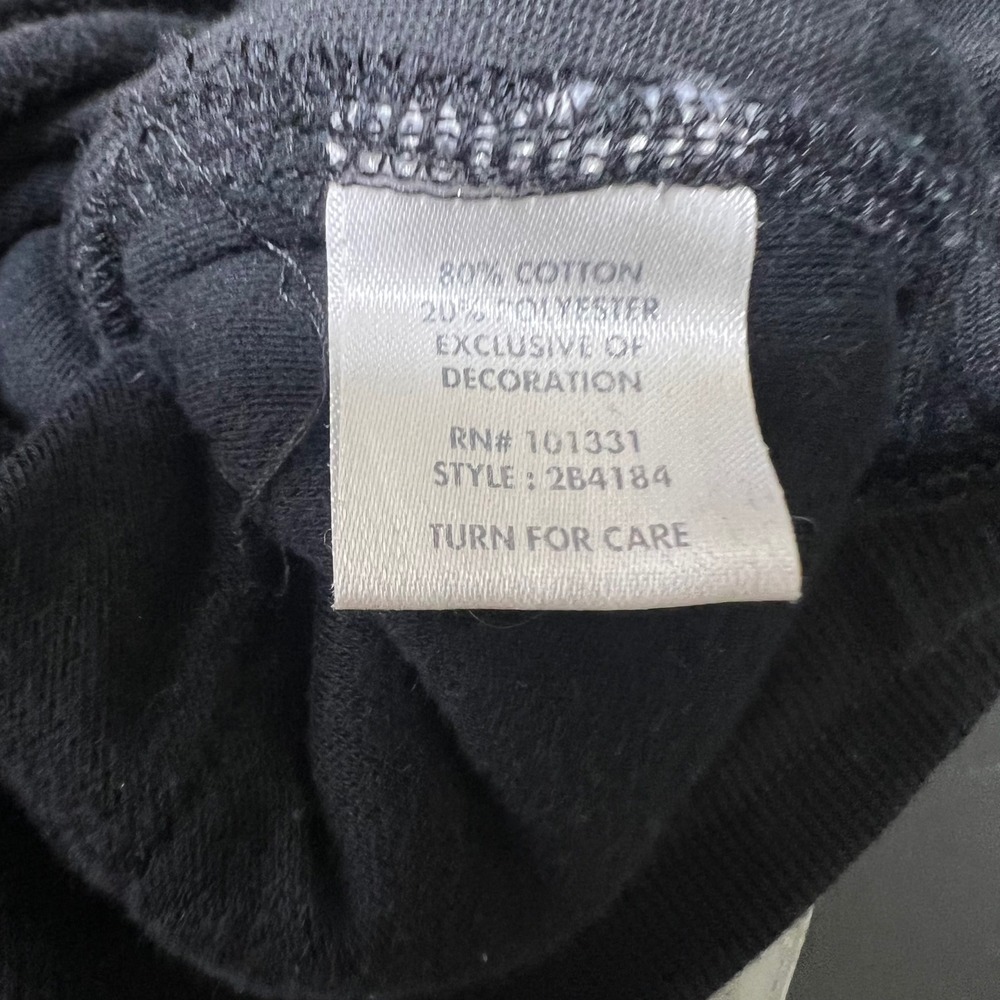 Black Velour Track Pants Womens M Flare Leg Y2K Lounge 90s Minimalism McBling - Picture 9 of 11